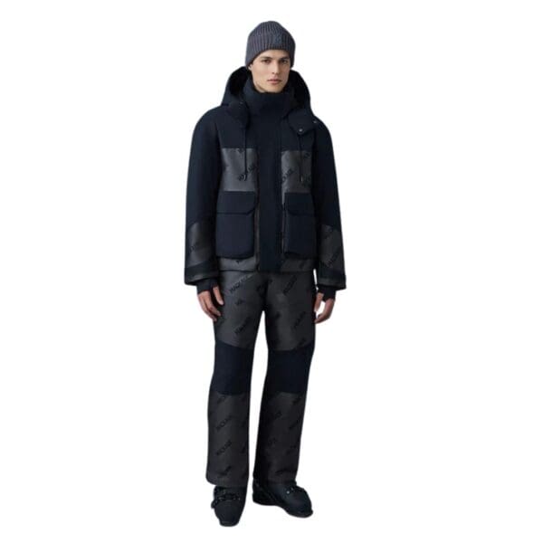 MACKAGE FARRIS-JMG DOWN SKI JACKET WITH JACQUARD LOGO PATTERN