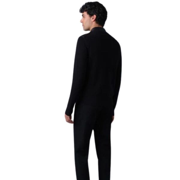mackage dominic knit mixed-media jacket