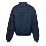 MAGDA BUTRYM OLD SCHOOL DENIM BOMBER JACKET IN INDIGO