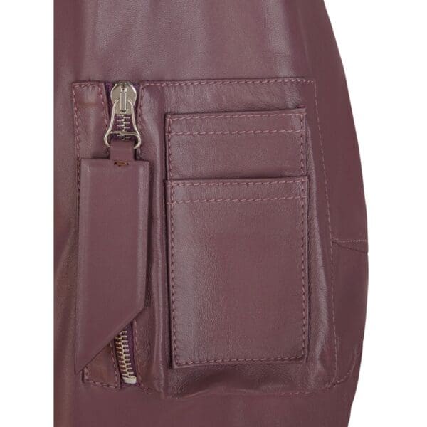 THE ATTICO ANJA MAUVE BOMBER