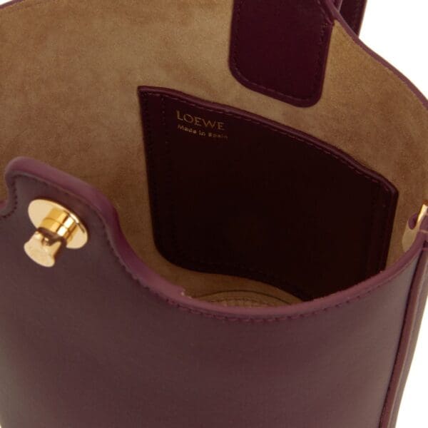 LOEWE PEBBLE MINI BUCKET BAG IN SOFT CALFSKIN - Image 7