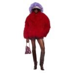 THE ATTICO RED SHORT COAT