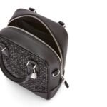 LOEWE AMAZONA 15 BAG IN ANAGRAM JACQUARD AND CALFSKIN