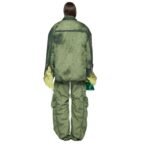 THE ATTICO MILITARY GREEN SHORT COAT NYLON