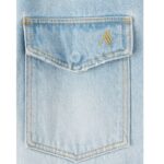 THE ATTICO SKY BLUE SHORT COAT