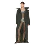 THE ATTICO IVY GREEN LONG COAT