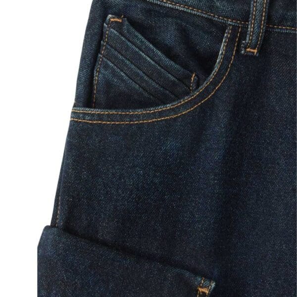 THE ATTICO FERN DARK BLUE LONG PANTS