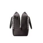 LOEWE AMAZONA 44 BAG IN JACQUARD WITH ANAGRAM MOTIF AND CALFSKIN