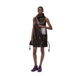 LOEWE ANAGRAM CUT OUT BAG IN CLASSIC CALFSKIN AND NAPPA