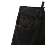 THE ATTICO ASHTON BLACK LONG PANTS