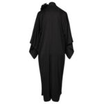 MAGDA BUTRYM SILK EMBROIDERED KIMONO IN BLACK