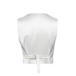 MAGDA BUTRYM CLASSIC WAISTCOAT IN CREAM