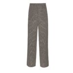 MAGDA BUTRYM WIDE-LEG TWILL TROUSERS IN BEIGE