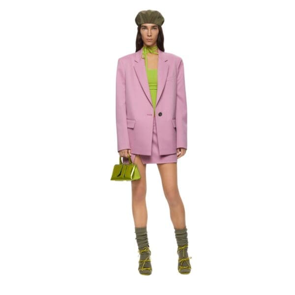 THE ATTICO CLOE ORCHID HAZE MINI SKIRT - Image 4