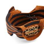 LOEWE SMALL ELEPHANT BASKET BAG IN RAFFIA