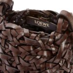 LOEWE SMALL NEST BASKET BAG IN CALFSKIN