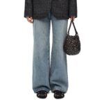 LOEWE SMALL NEST BASKET BAG IN CALFSKIN