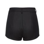 MAGDA BUTRYM WOOL HOT SHORTS IN BLACK