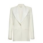 MAGDA BUTRYM TAILORED BLAZER IN CREAM