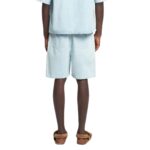 NANUSHKA NOVAN DENIM SHORTS BLUE