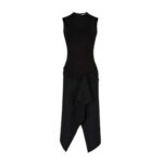 THE ATTICO ''DESAI'' BLACK MINI DRESS