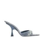 THE ATTICO ESTER BLUE DENIM MULE