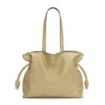 LOEWE LARGE FLAMENCO CLUTCH BAG IN CALFSKIN NAPPA