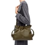 LOEWE FLAMENCO CLUTCH BAG IN CALFSKIN NAPPA