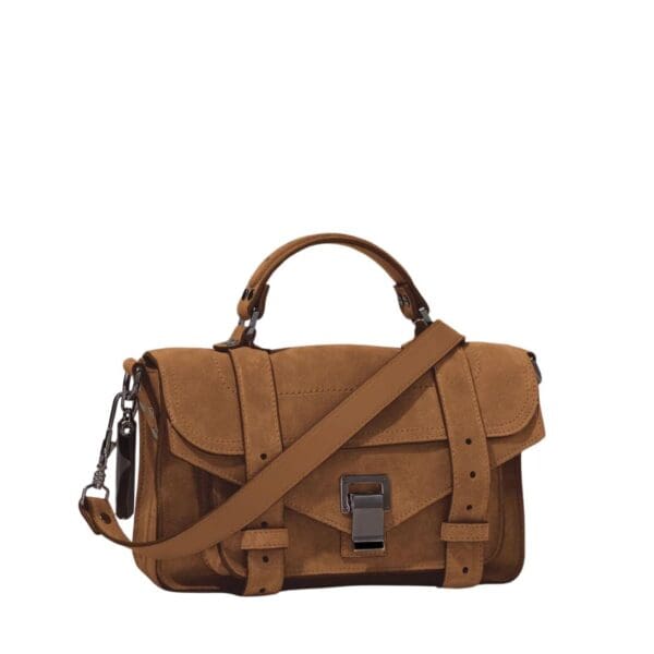 PROENZA PS1 TINY BAG IN SUEDE WALNUT