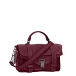 PROENZA PS1 TINY BAG IN SUEDE BORDEAUX