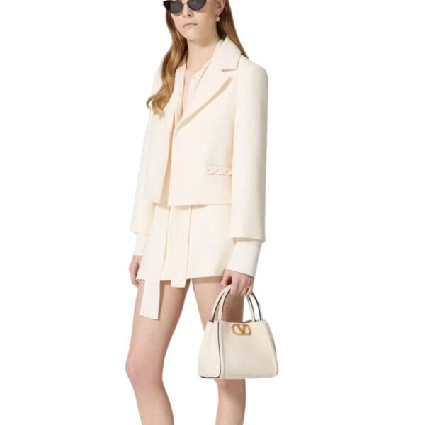 VALENTINO GARAVANI ALLTIME SMALL HANDBAG IN GRAINY CALFSKIN