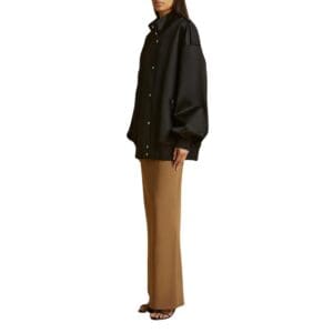 KHAITE THE FARRIS JACKET IN BLACK