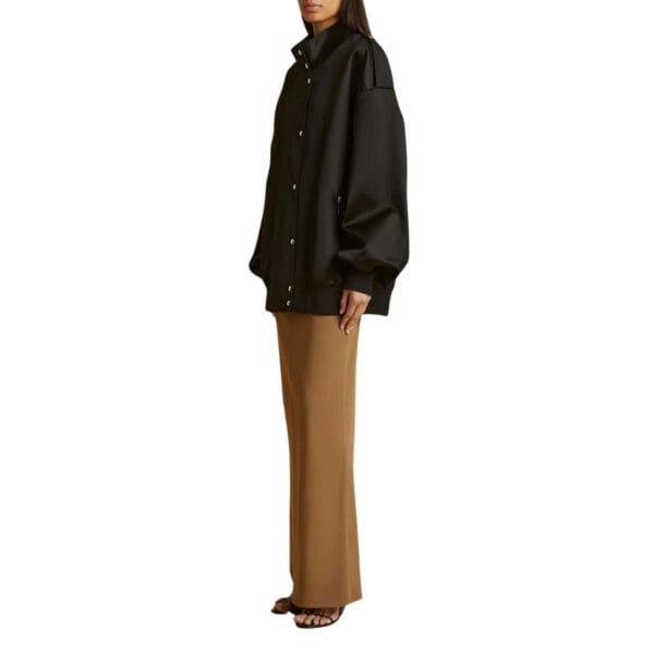 KHAITE THE FARRIS JACKET IN BLACK