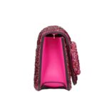 SMALL VALENTINO GARAVANI LOCÒ SHOULDER BAG WITH RHINESTONES