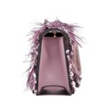 VALENTINO GARAVANI SMALL LOCÒ SHOULDER BAG WITH 3D EMBROIDERY
