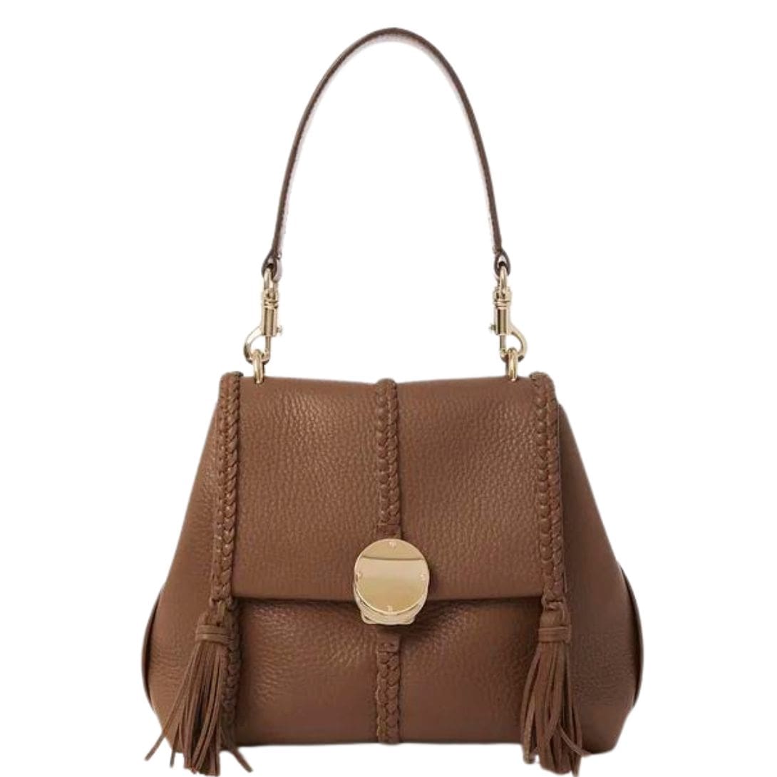 CHLOE PENELOPE SMALL SOFT SHOULDER BAG DARK NUT