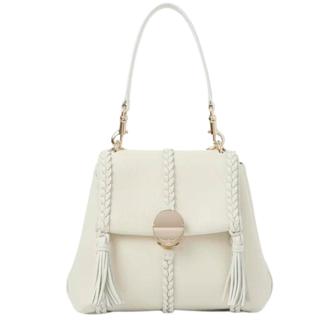 CHLOE PENELOPE SMALL SOFT SHOULDER BAG WHITE