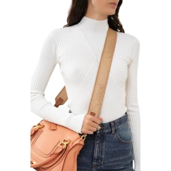 CHLOE ADJUSTABLE STRAP SOFT TAN