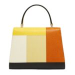 VALEXTRA ISIDE BAG INTARSIA COLOUR BLOCK