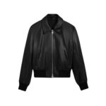 AMI ZIPPED JACKET IN BLACK