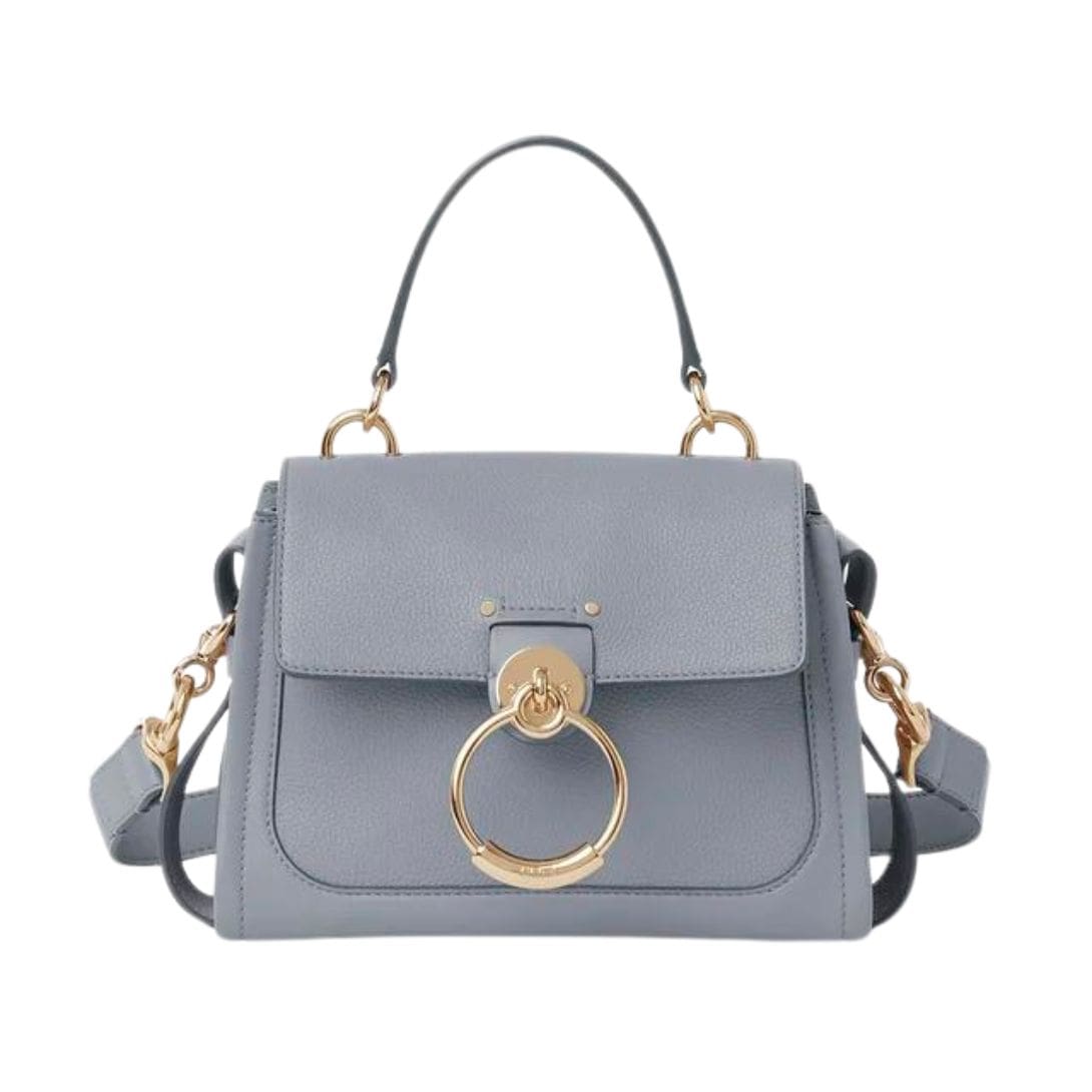 CHLOE MINI TESS DAY BAG STORM BLUE