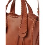CHLOE SMALL MONY TOTE BAG CARAMEL
