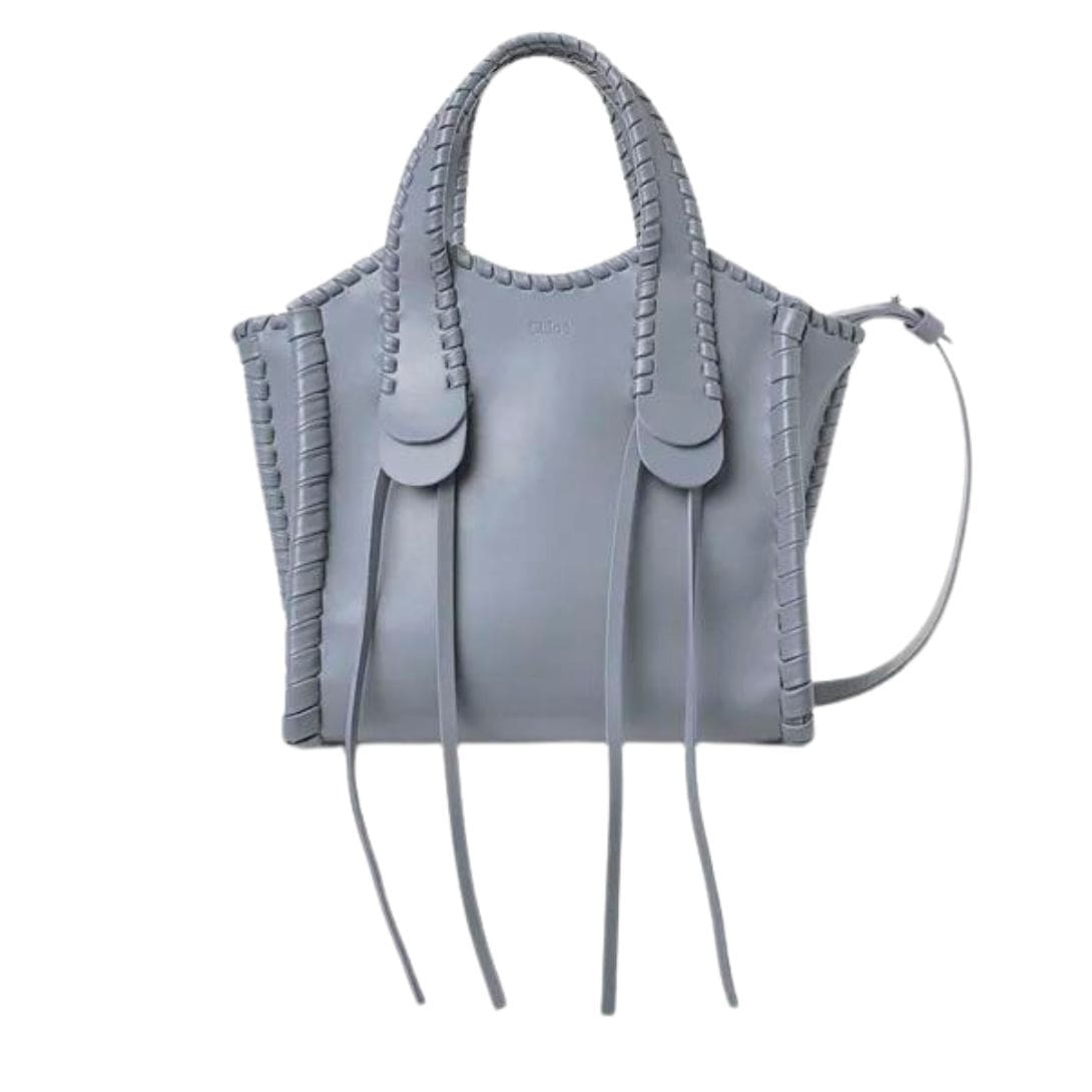 CHLOE SMALL MONY TOTE BAG STORM BLUE