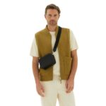 VALEXTRA V-LINE REPORTER MINI BAG