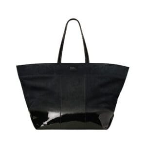 EAST WEST MAXI AMI SHOPPING BAG IN BLACK
