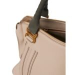 CHLOE MARCIE LARGE DOUBLE CARRY BAG FLORAL GREY