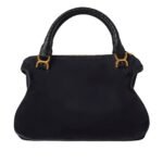 CHLOE MARCIE LARGE DOUBLE CARRY BAG MIDNIGHT BLUE