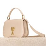 AMI MINI PARIS PARIS BAG IN NUDE PINK
