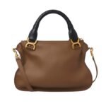 CHLOE MARCIE DOUBLE CARRY BAG PALM BROWN