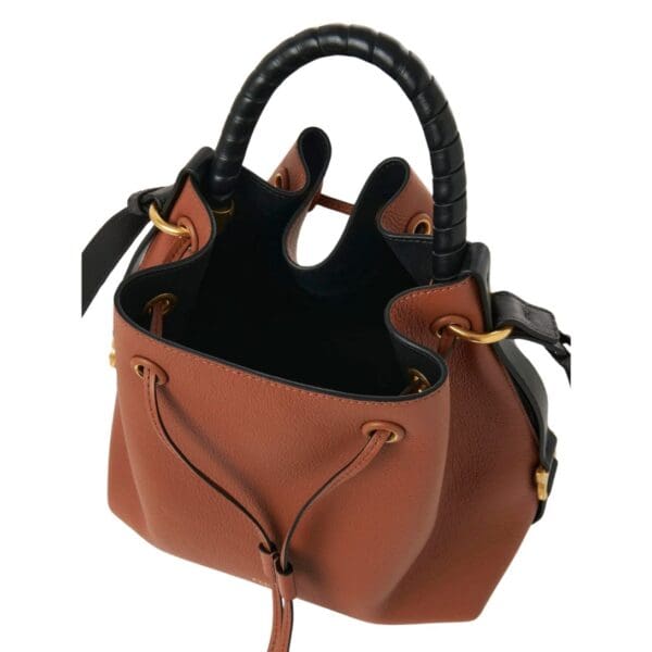 CHLOE MARCIE BUCKET BAG TAN
